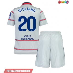 Lacne Dětský Futbalové dres Atletico Madrid Giuliano Simeone #20 2026-27 Krátky Rukáv - Tretina (+ trenírky)